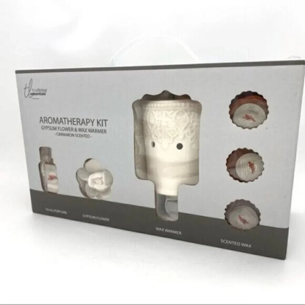 Aromatherapy Kit & Wax Warmer Gift Set New